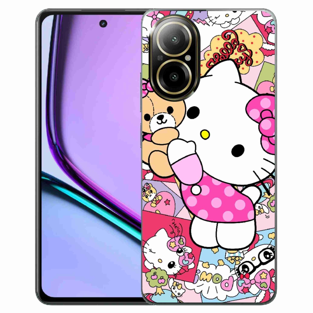 Gélový kryt mmCase na Realme C67 - cute kitty