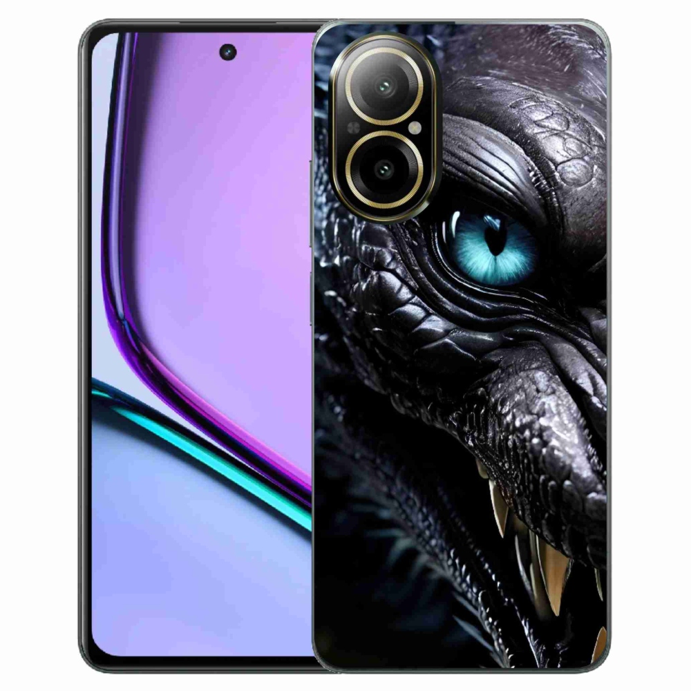 Gélový kryt mmCase na Realme C67 - dračí pohľad