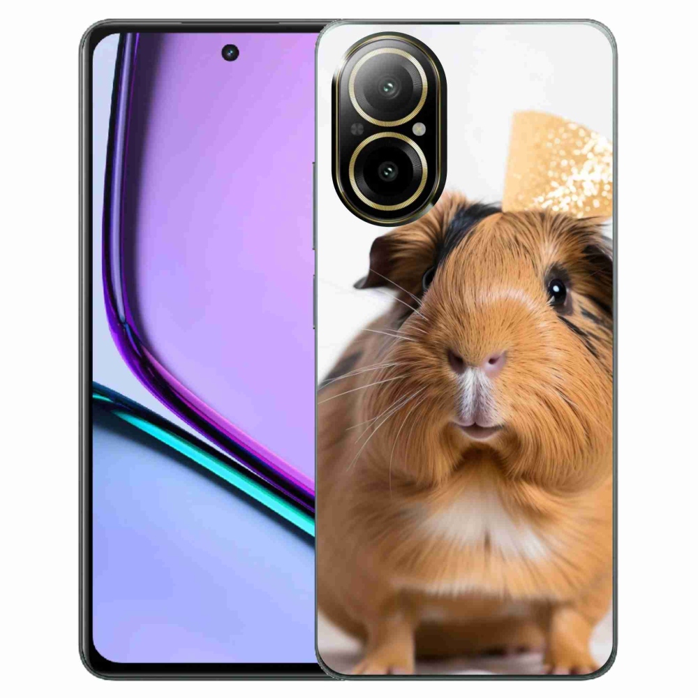 Gélový kryt mmCase na Realme C67 - hnedé morča