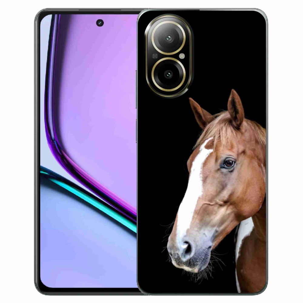 Gélový kryt mmCase na Realme C67 - hnedý kôň 3