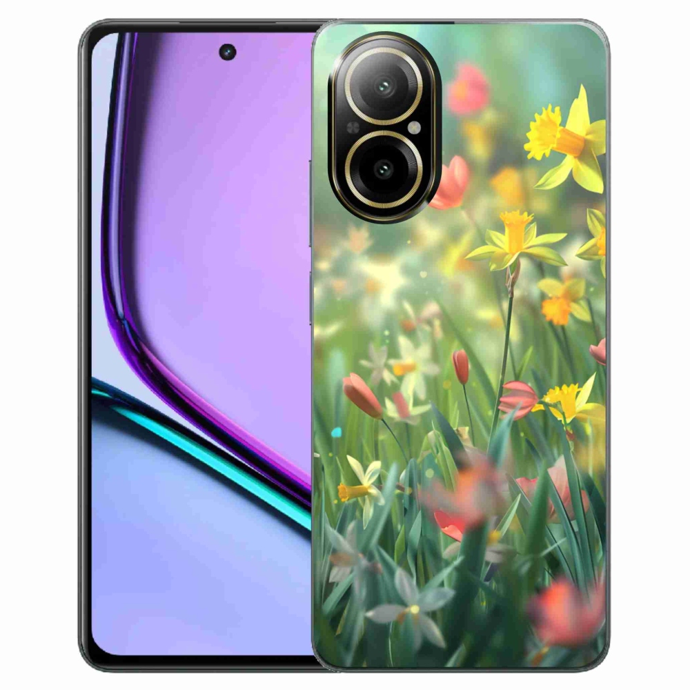 Gélový kryt mmCase na Realme C67 - jarné kvety