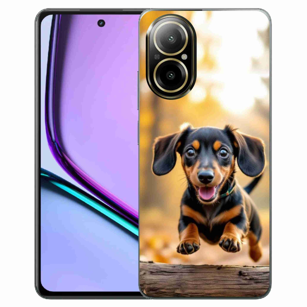 Gélový kryt mmCase na Realme C67 - jazvečík 2