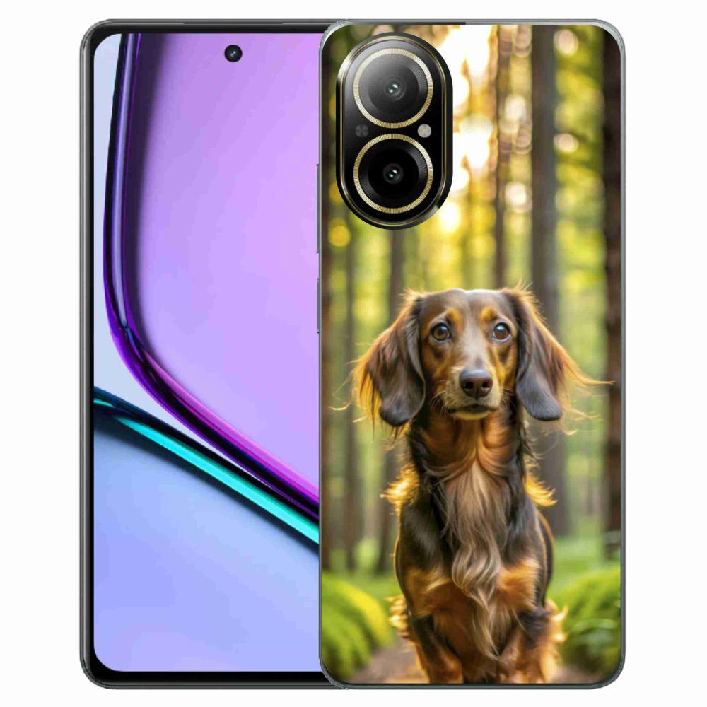 Gélový kryt mmCase na Realme C67 - jazvečík 4