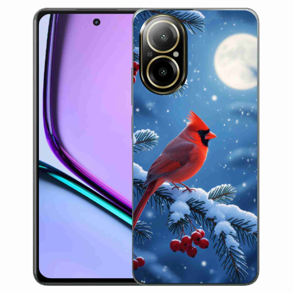 Gélový kryt mmCase na Realme C67 - kardinál červený