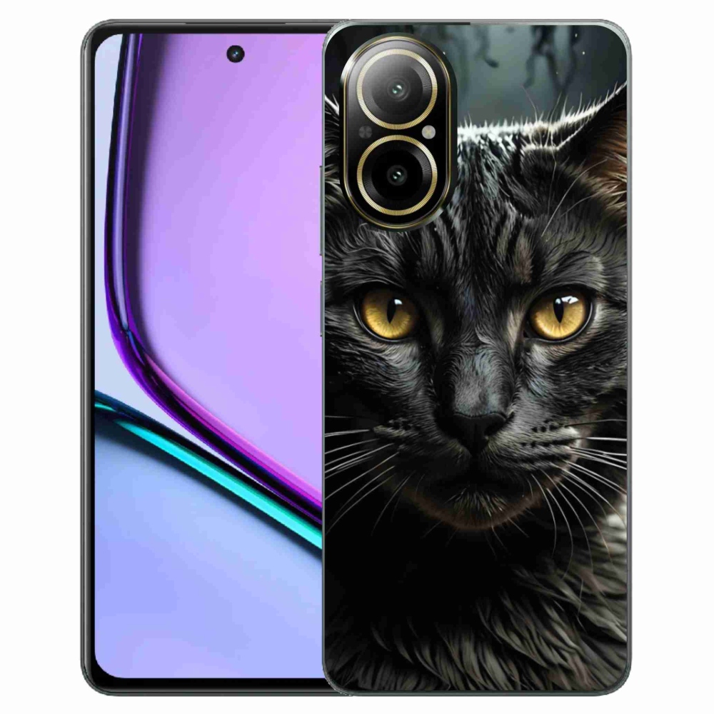 Gélový kryt mmCase na Realme C67 - mačacie pohľad 3