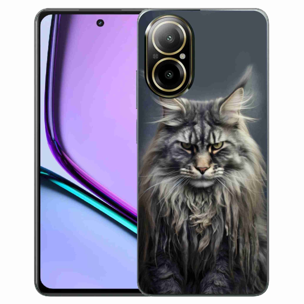 Gélový kryt mmCase na Realme C67 - mačacie pohľad 4