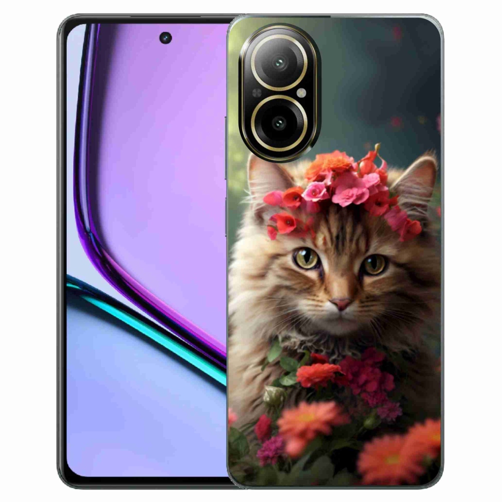 Gélový kryt mmCase na Realme C67 - mačacia princezná