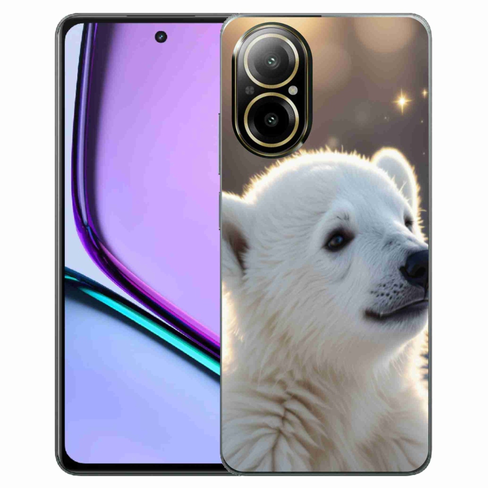 Gélový kryt mmCase na Realme C67 - ľadový medveď