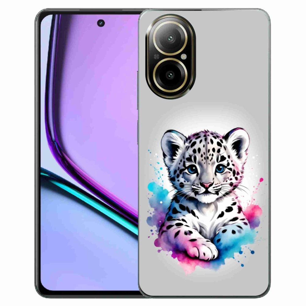 Gélový kryt mmCase na Realme C67 - leopardej mláďa