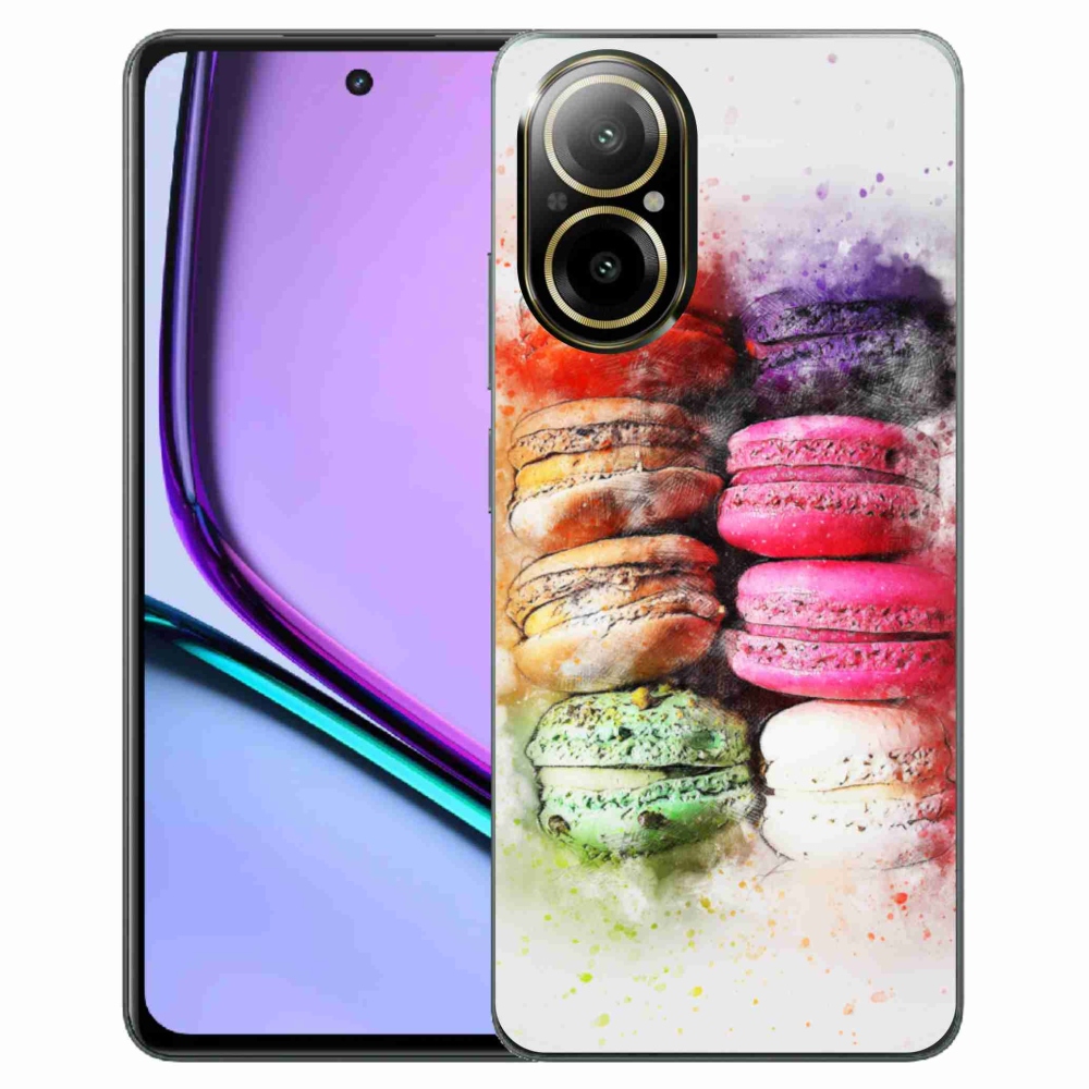 Gélový kryt mmCase na Realme C67 - makrónky