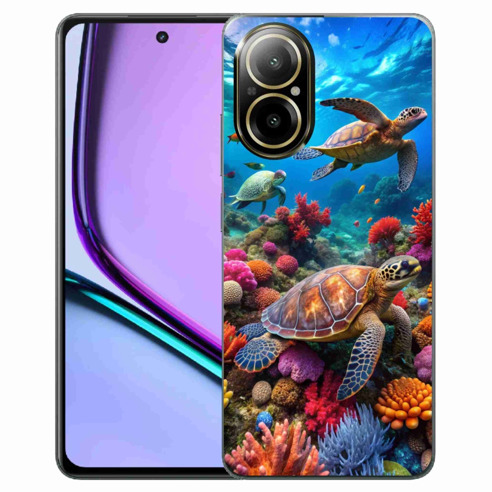 Gélový kryt mmCase na Realme C67 - morský svet 2