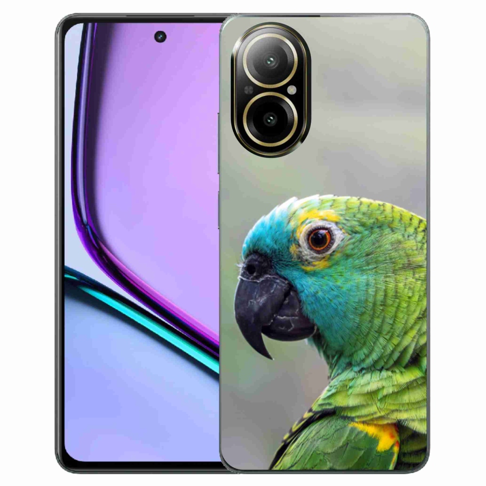 Gélový kryt mmCase na Realme C67 - papagáj amazoňan