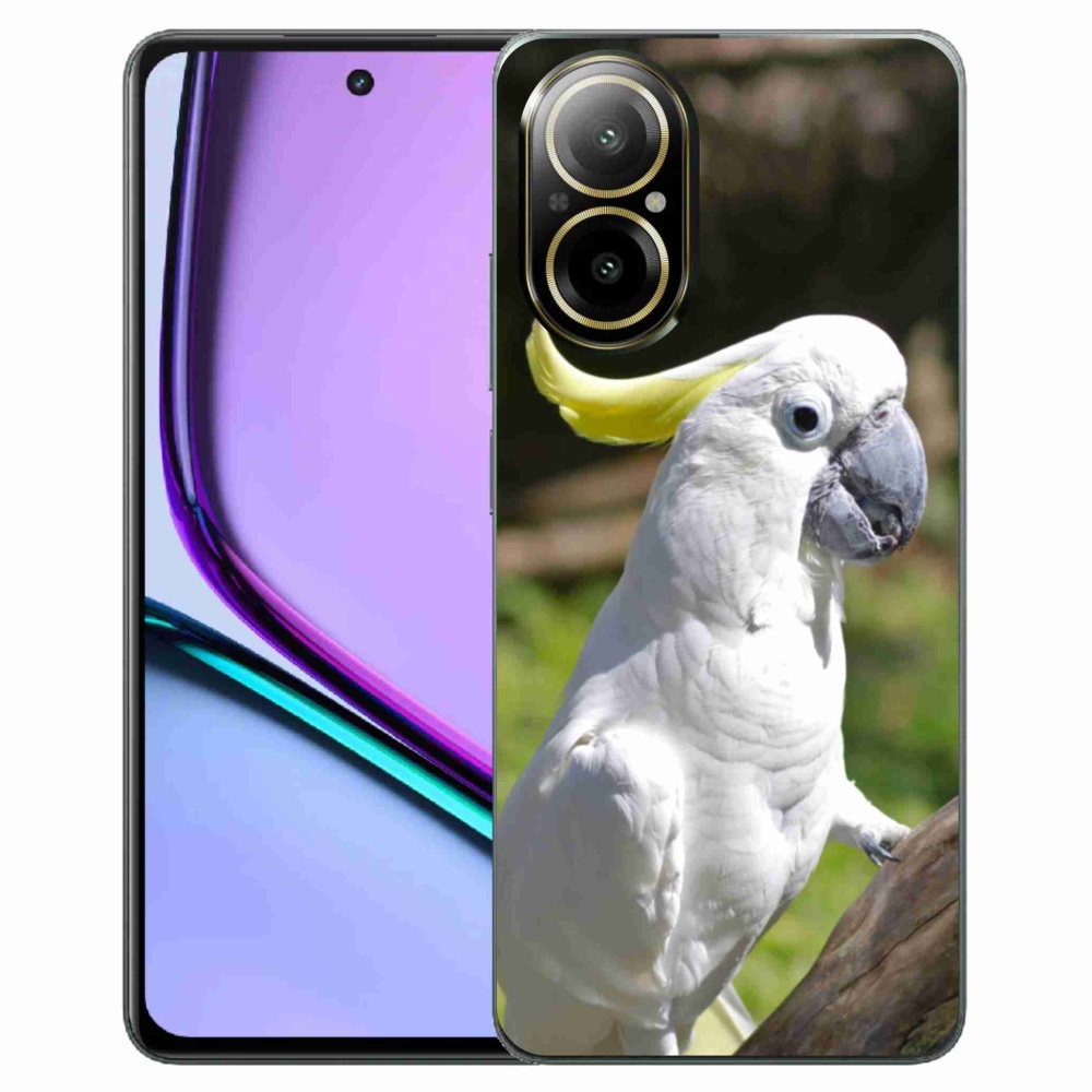 Gélový kryt mmCase na Realme C67 - papagáj kakadu 2