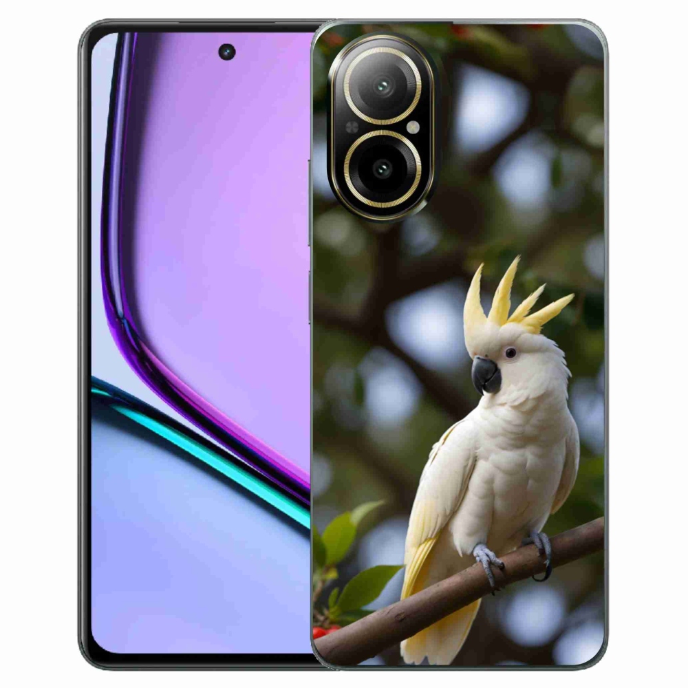 Gélový kryt mmCase na Realme C67 - papagáj kakadu 3