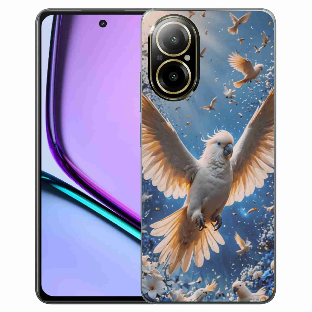 Gélový kryt mmCase na Realme C67 - papagáj kakadu
