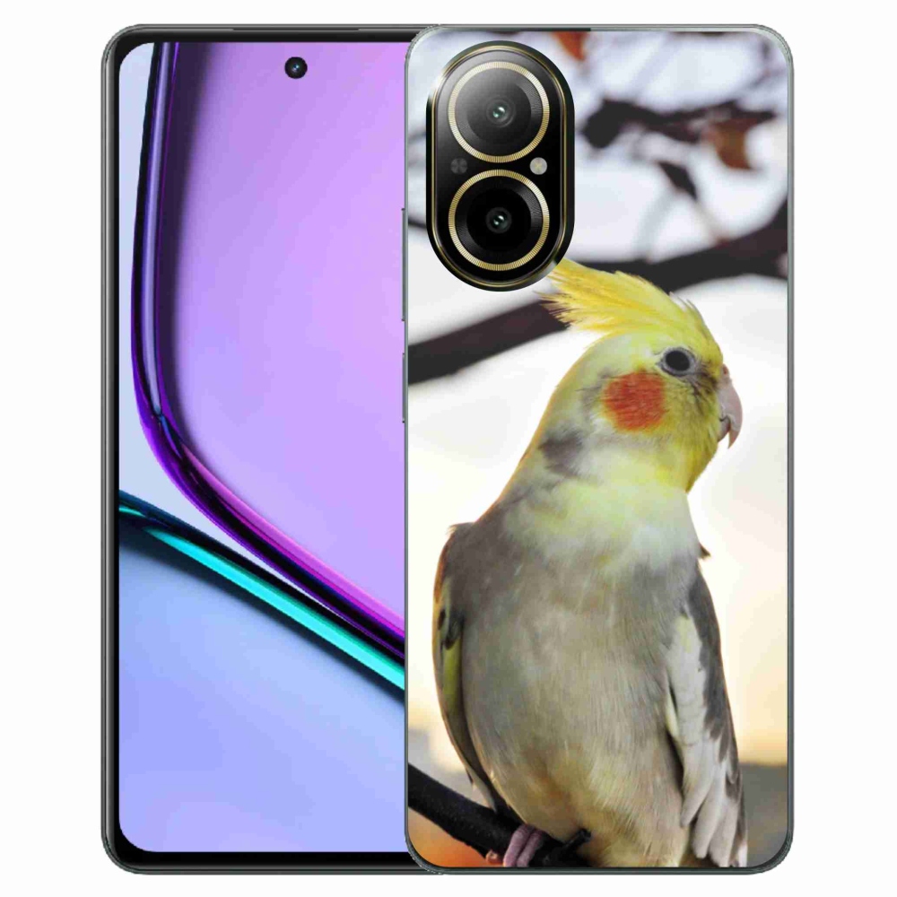Gélový kryt mmCase na Realme C67 - papagáj korela