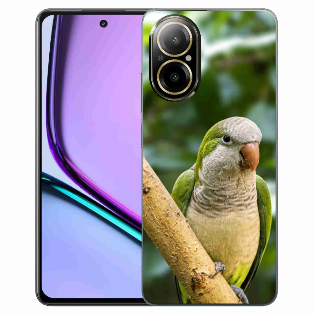 Gélový kryt mmCase na Realme C67 - papagáj mníšok