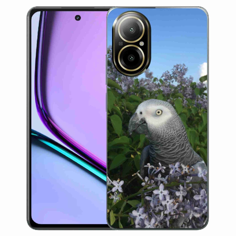 Gélový kryt mmCase na Realme C67 - papagáj žako