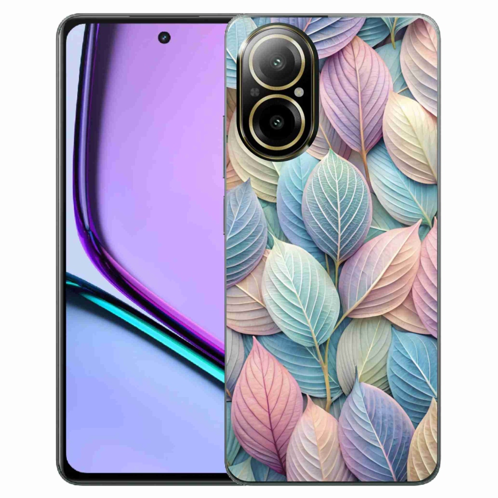 Gélový kryt mmCase na Realme C67 - pastelové listy