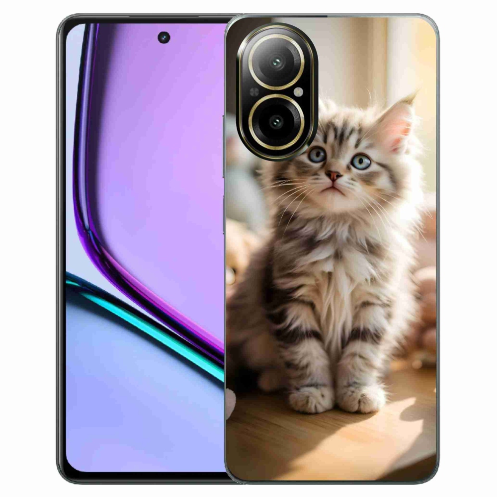Gélový kryt mmCase na Realme C67 - roztomilé mačiatko 10