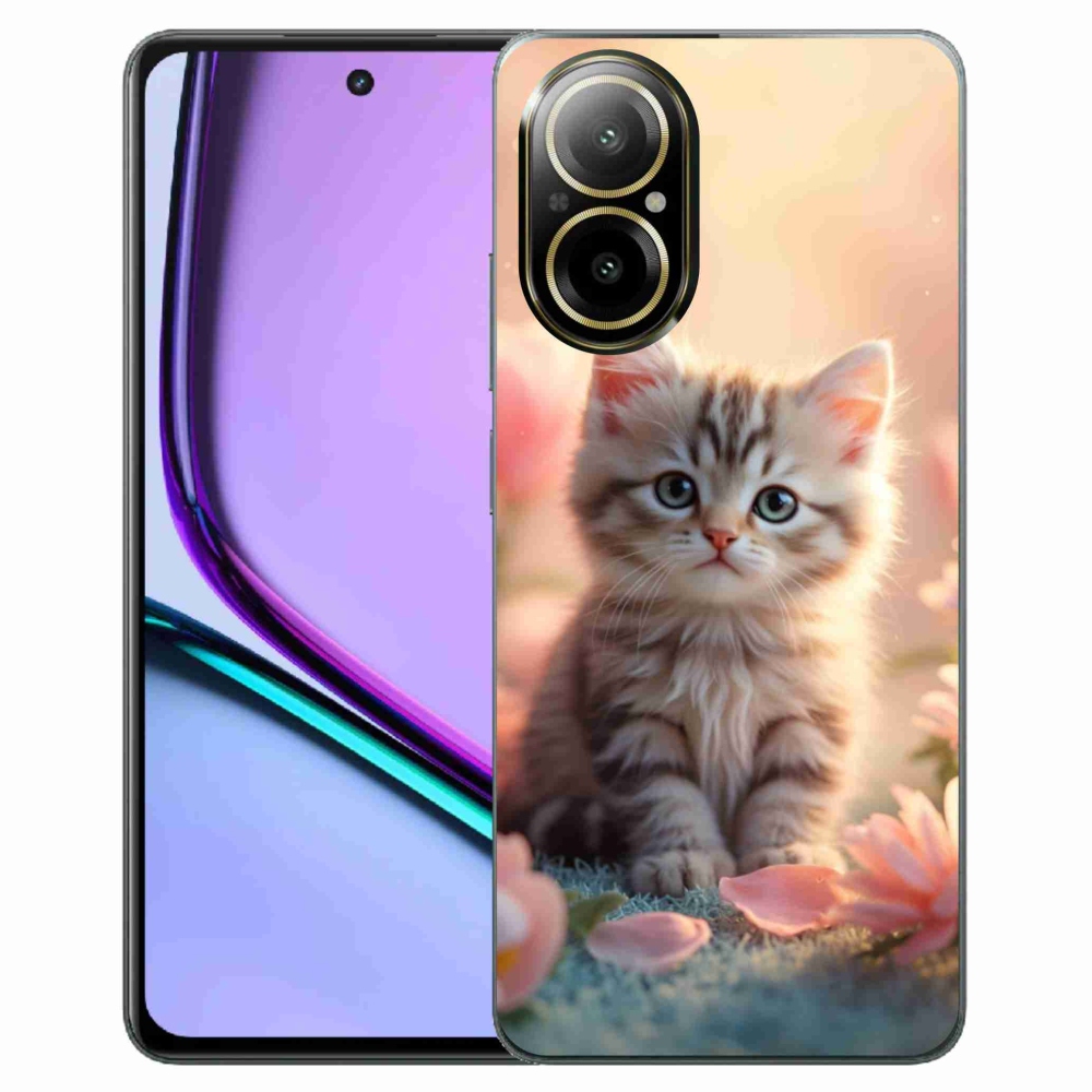 Gélový kryt mmCase na Realme C67 - roztomilé mačiatko 8