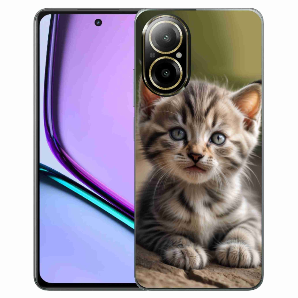 Gélový kryt mmCase na Realme C67 - roztomilé mačiatko 9