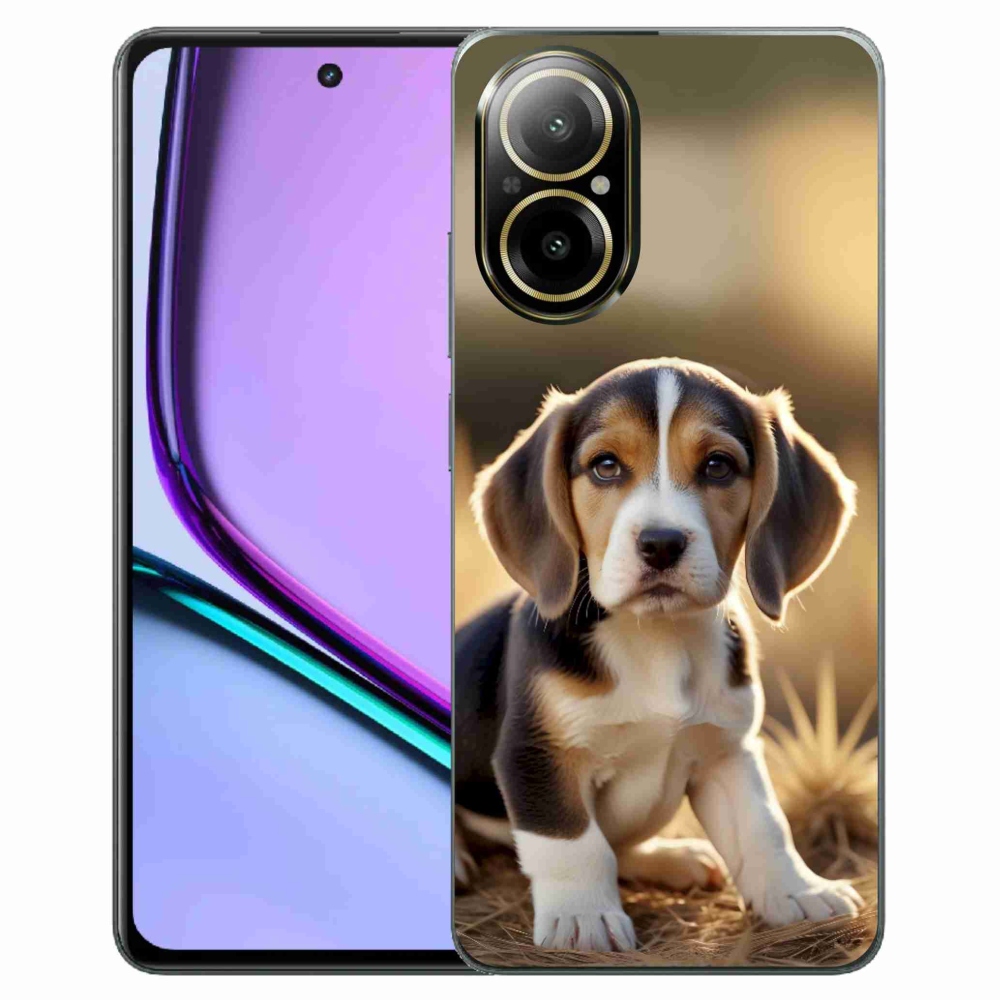Gélový kryt mmCase na Realme C67 - roztomilý bígl