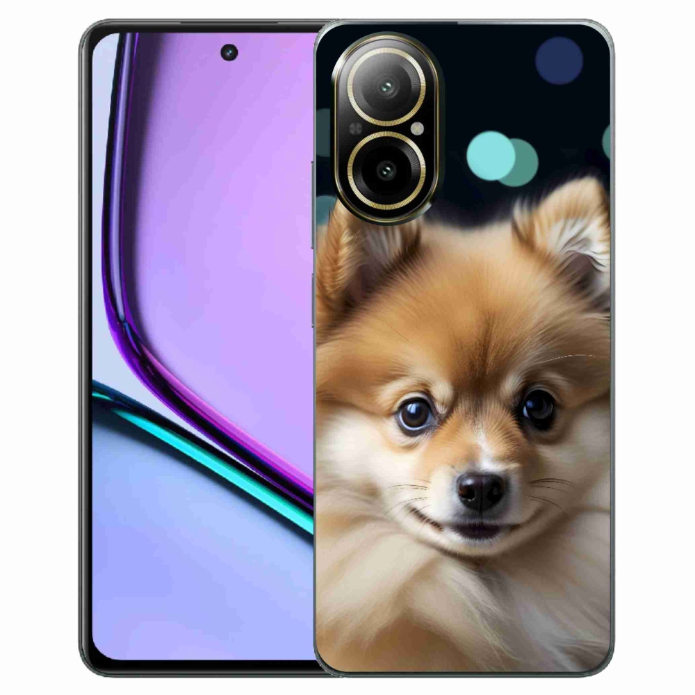 Gélový kryt mmCase na Realme C67 - roztomilý pomeranian