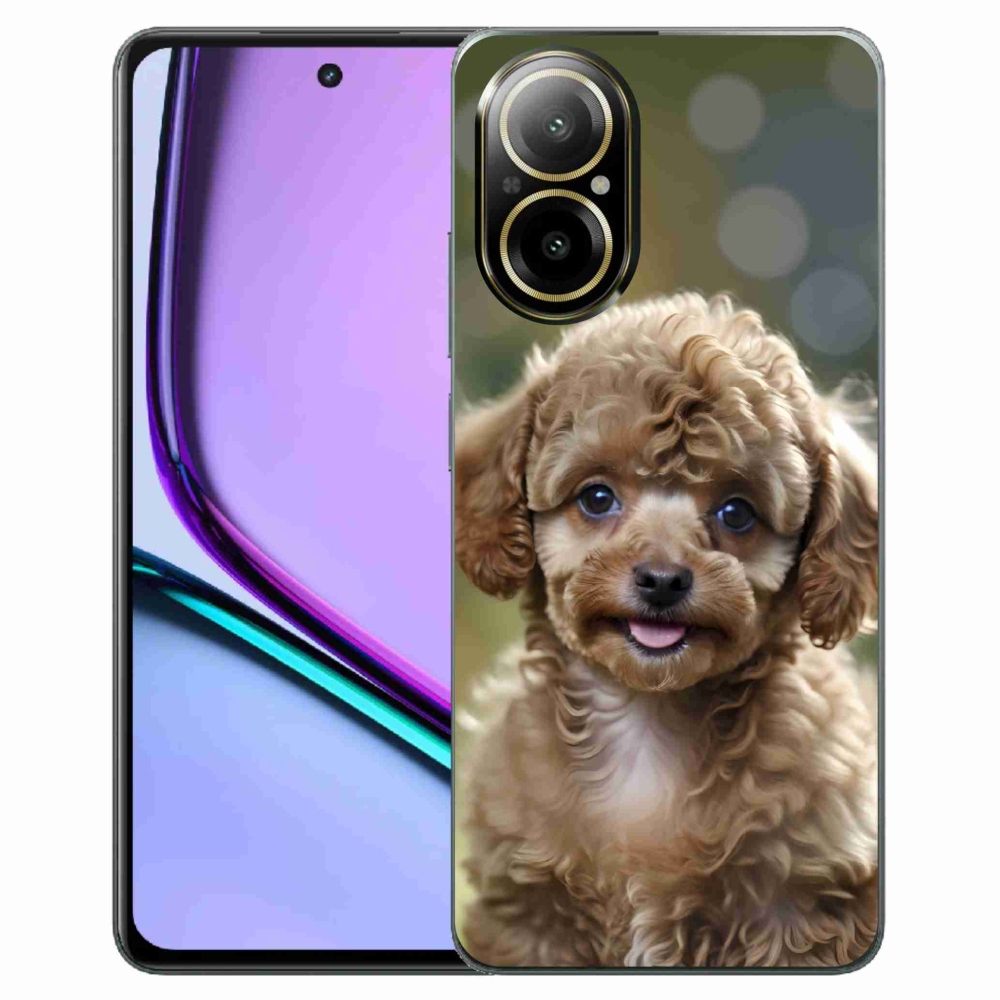 Gélový kryt mmCase na Realme C67 - roztomilý pudel