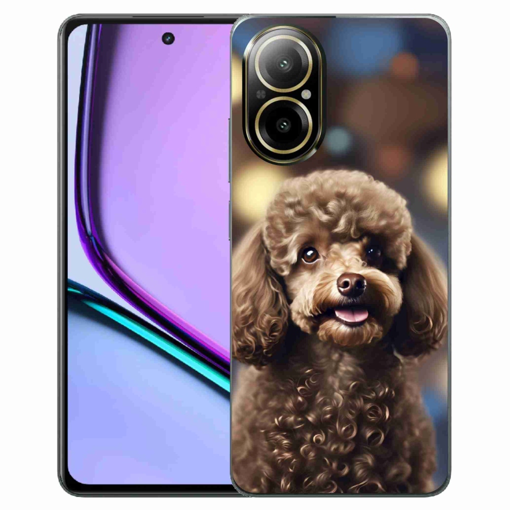 Gélový kryt mmCase na Realme C67 - roztomilý pudel