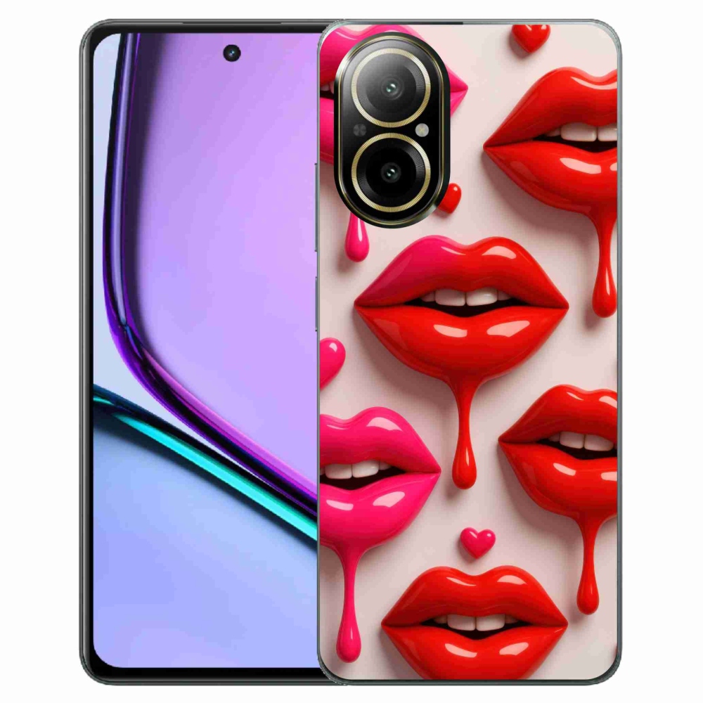 Gélový kryt mmCase na Realme C67 - pery 2