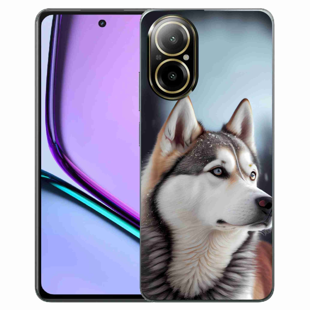Gélový kryt mmCase na Realme C67 - sibírsky husky