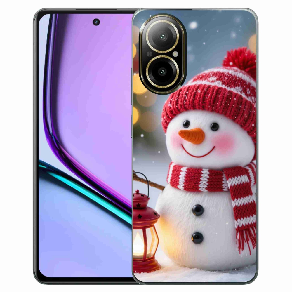 Gélový kryt mmCase na Realme C67 - snehuliak 2