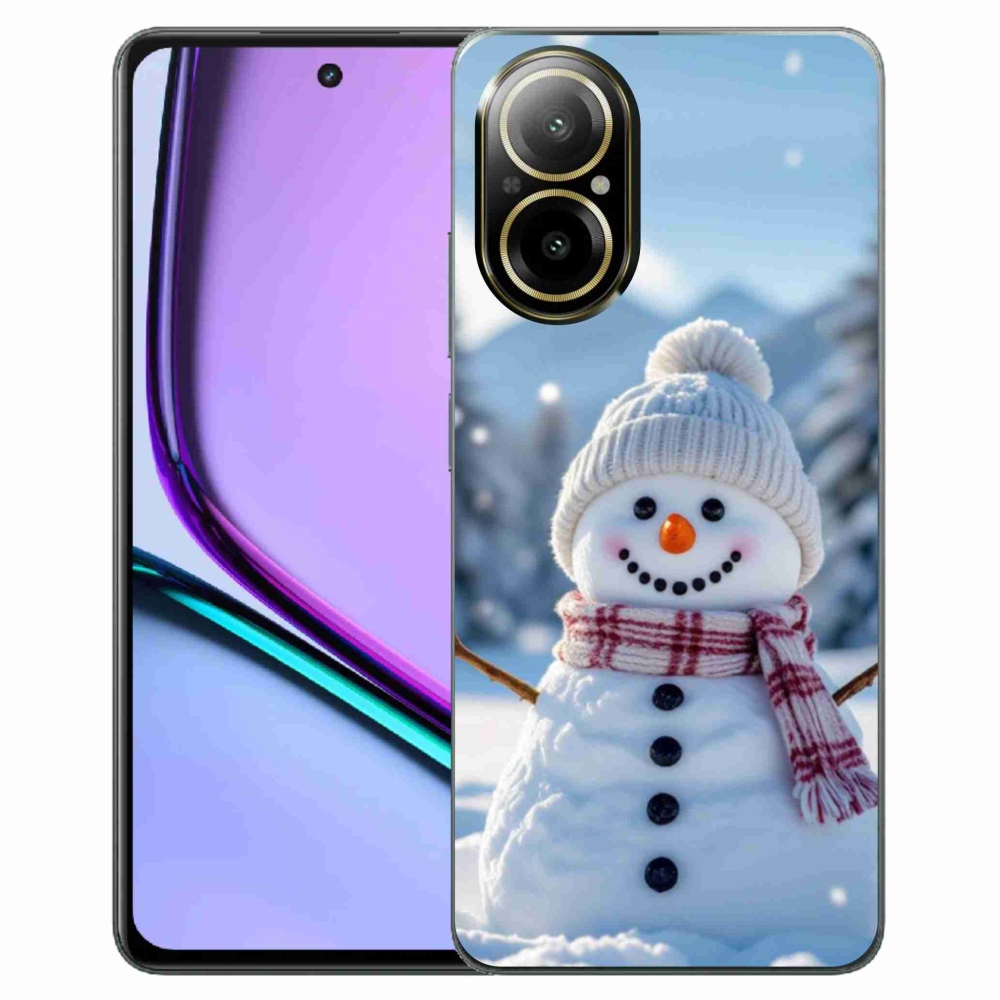 Gélový kryt mmCase na Realme C67 - snehuliak 3