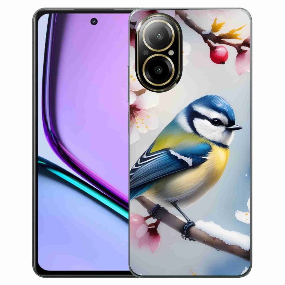Gélový kryt mmCase na Realme C67 - sýkorka
