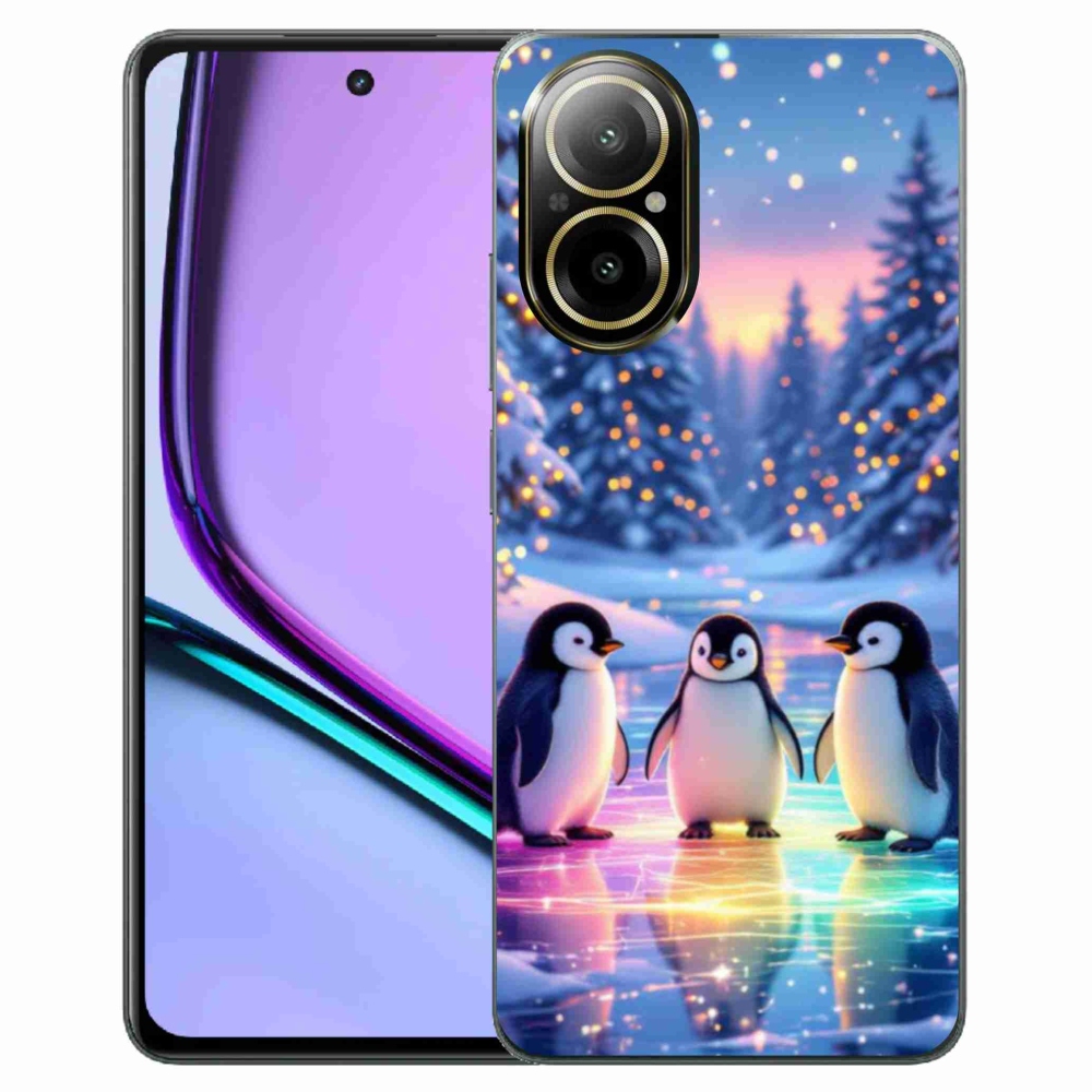 Gélový kryt mmCase na Realme C67 - tučniaky