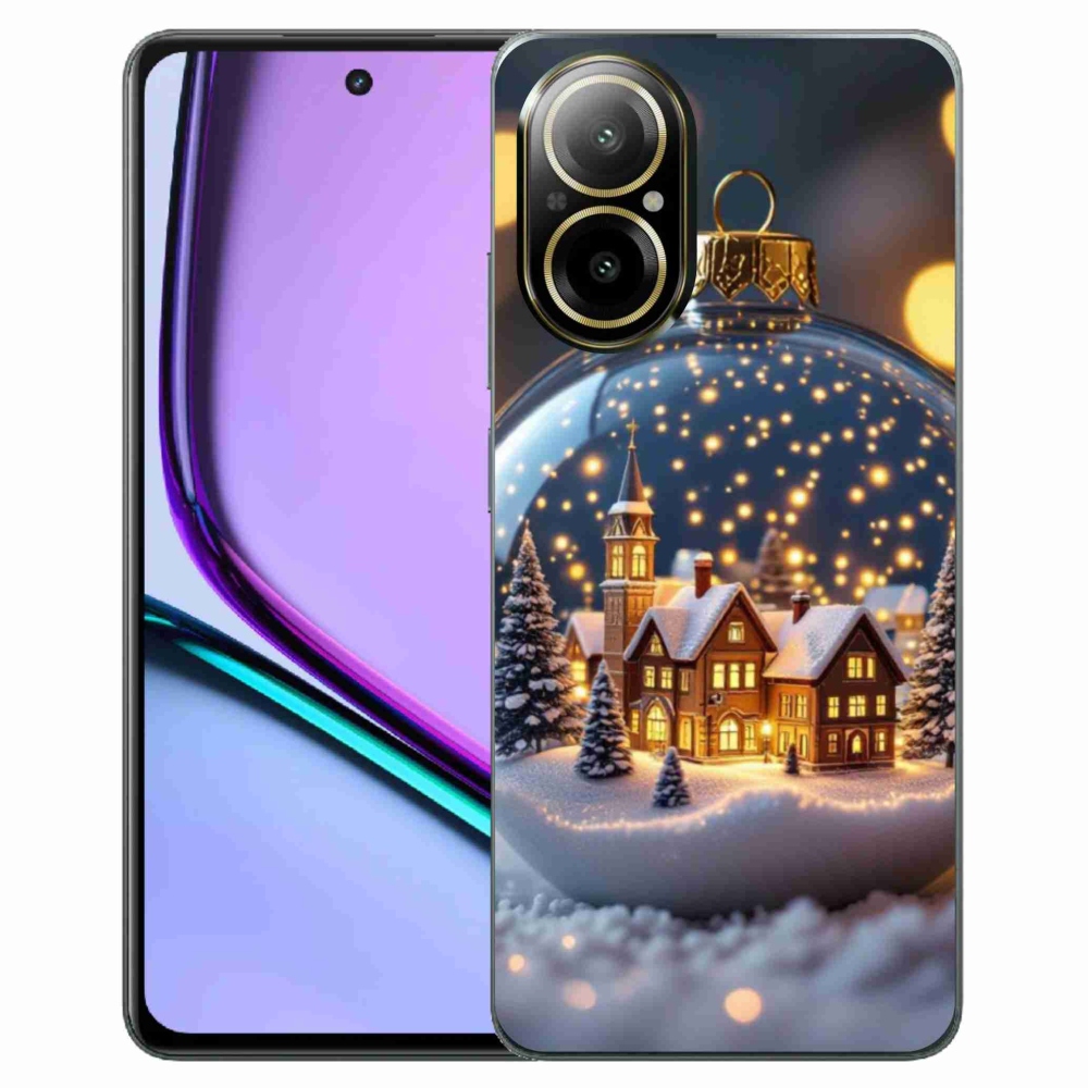 Gélový kryt mmCase na Realme C67 - vianočné gule 4