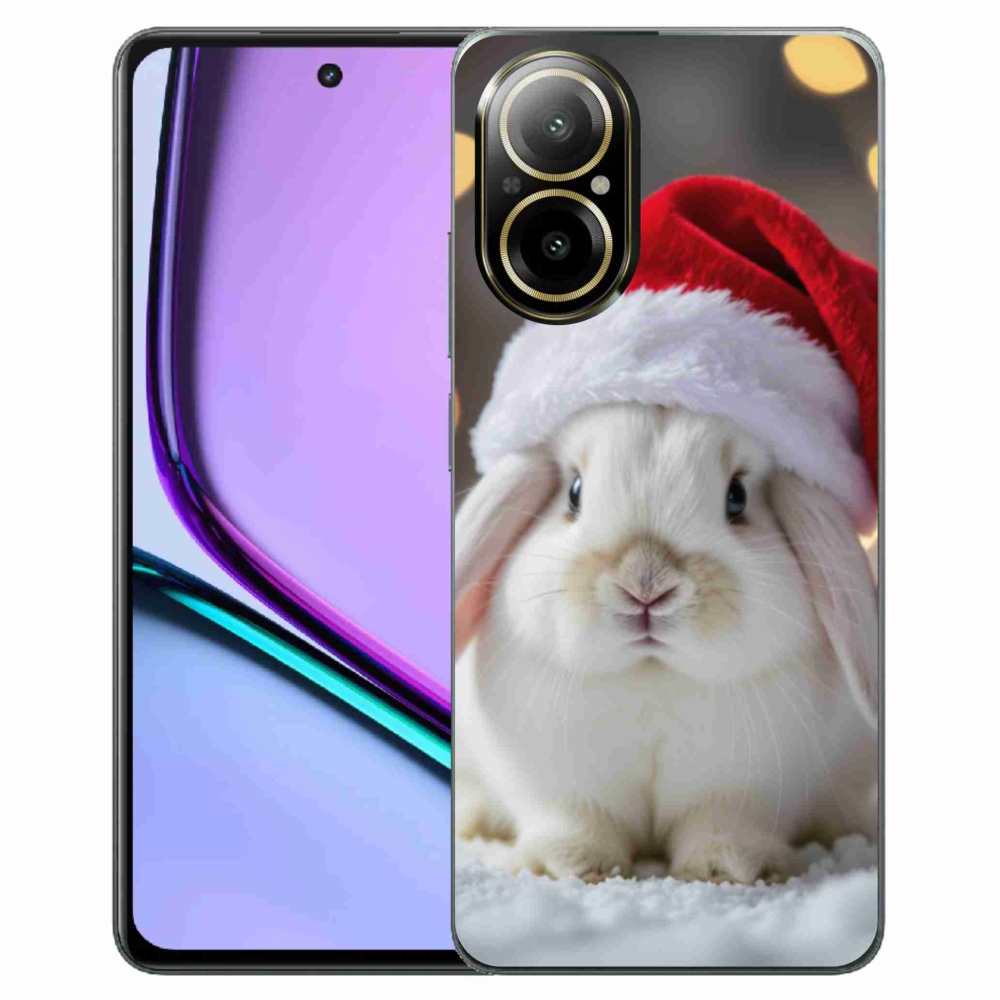 Gélový kryt mmCase na Realme C67 - vianočný králik