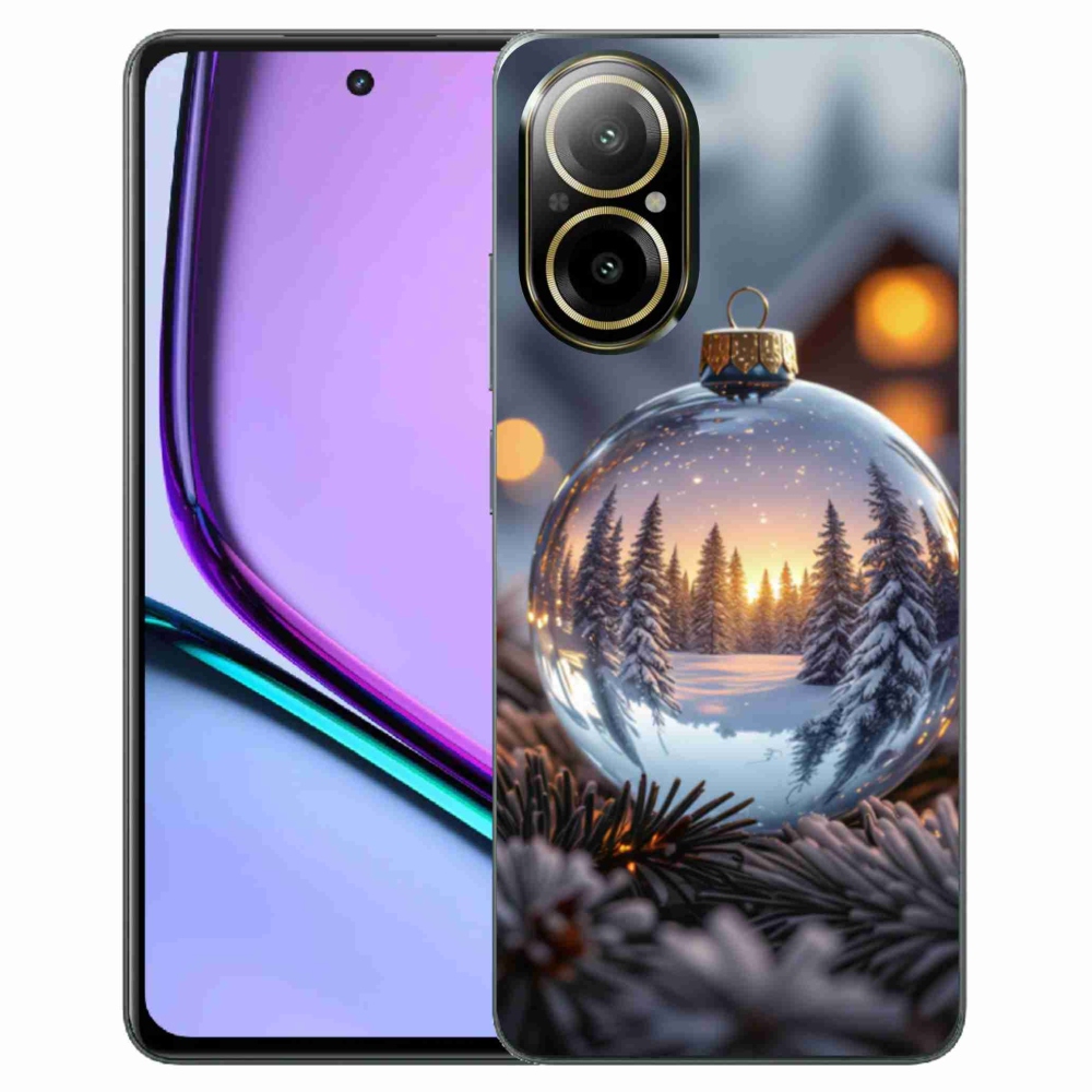 Gélový kryt mmCase na Realme C67 - vianočná ozdoba