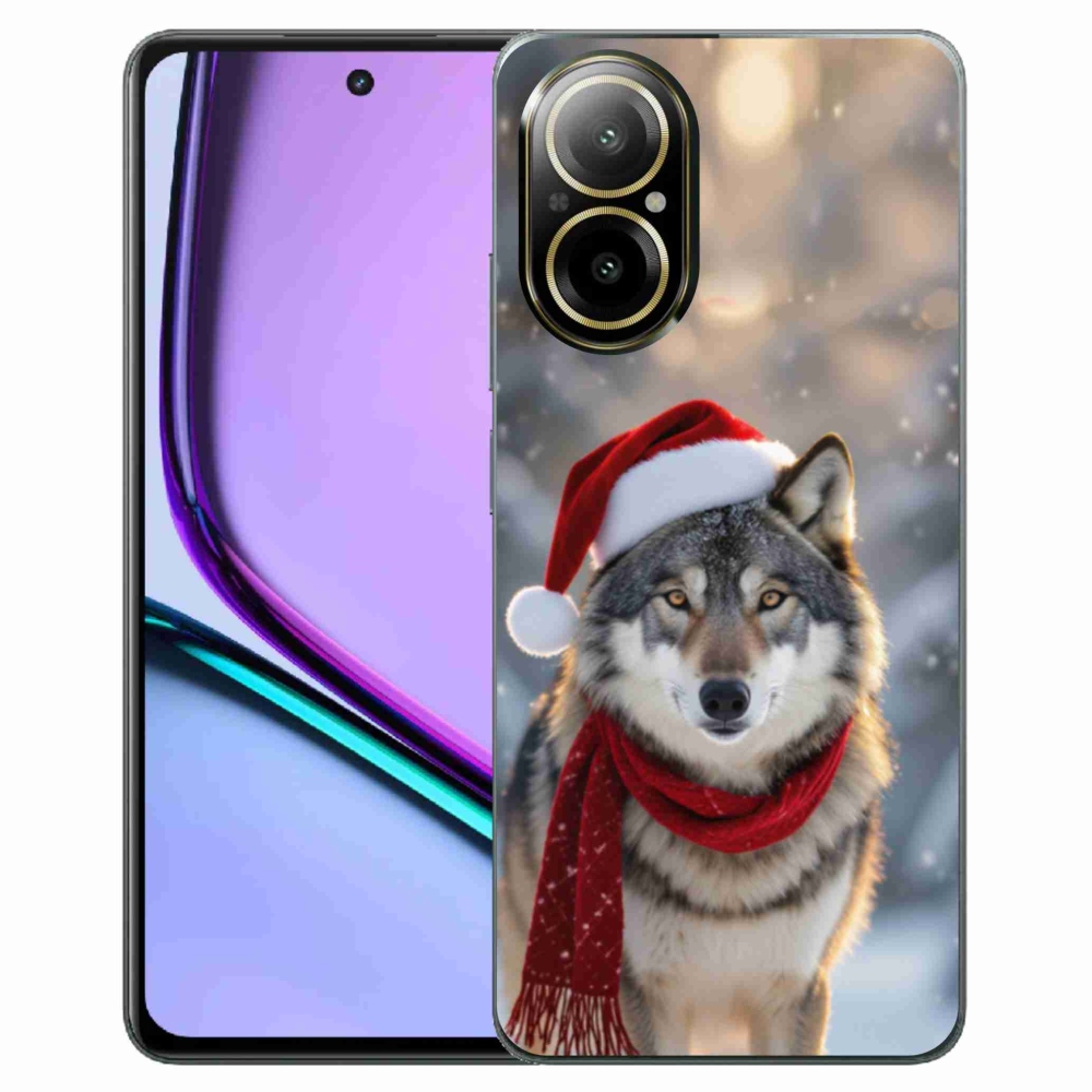 Gélový kryt mmCase na Realme C67 - vianočný vlk