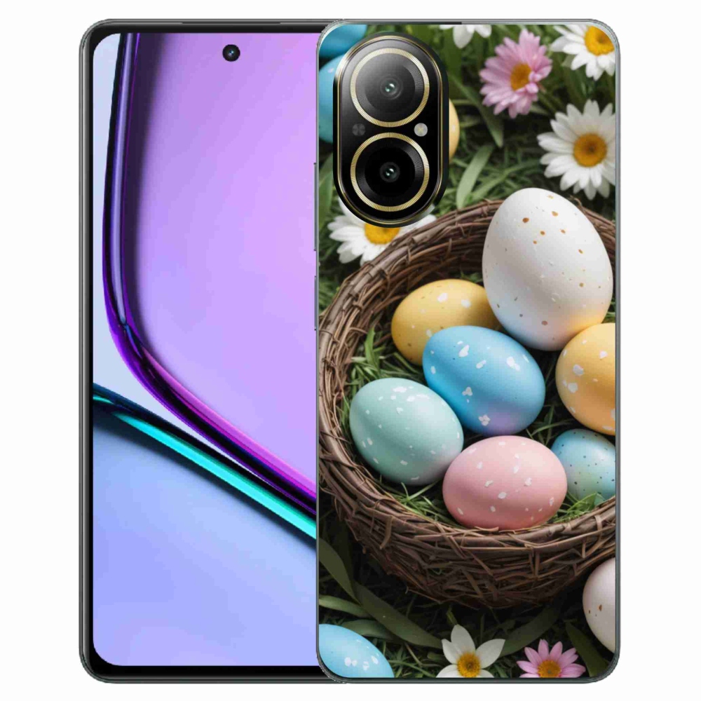 Gélový kryt mmCase na Realme C67 - veľkonočné vajíčka 2