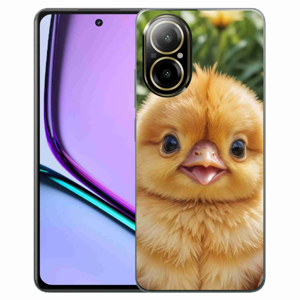 Gélový kryt mmCase na Realme C67 - veselé kuriatko