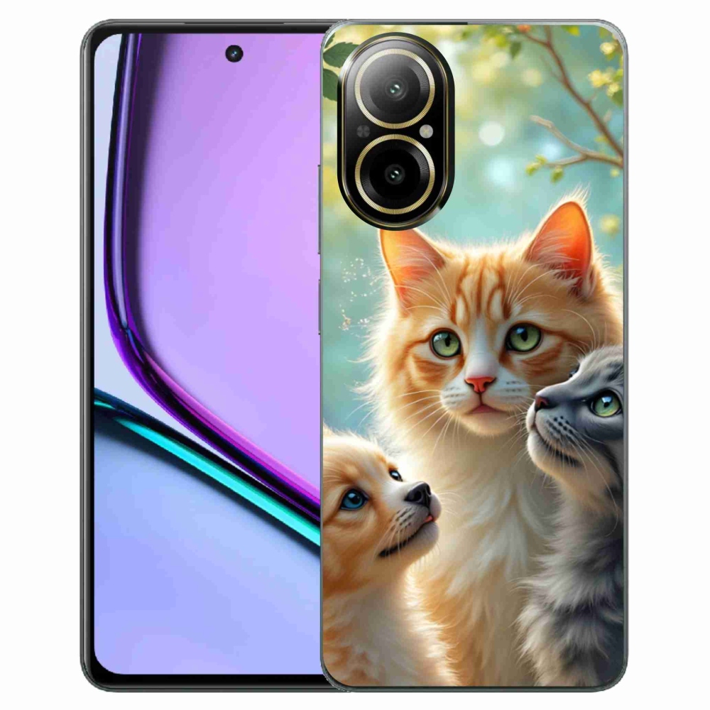 Gélový kryt mmCase na Realme C67 - zvieracie priateľstvo 2