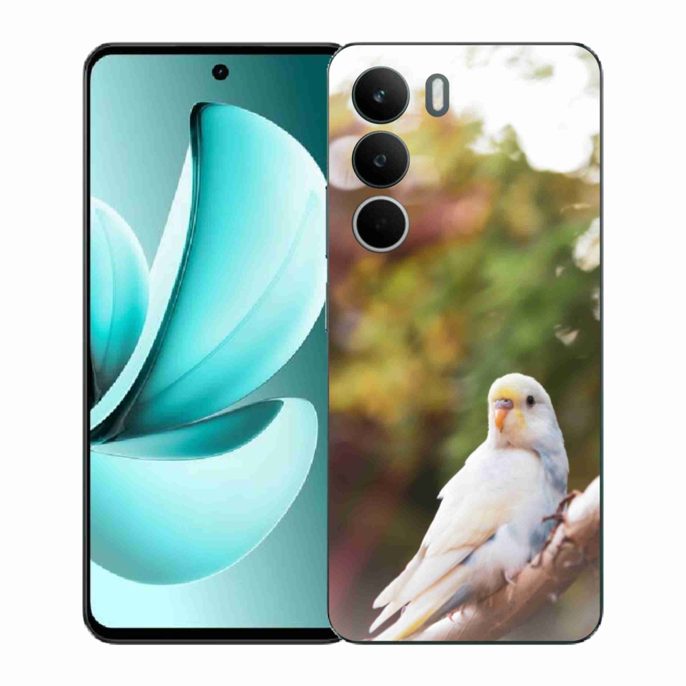 Gélový kryt mmCase na Realme C71 - andulka biela