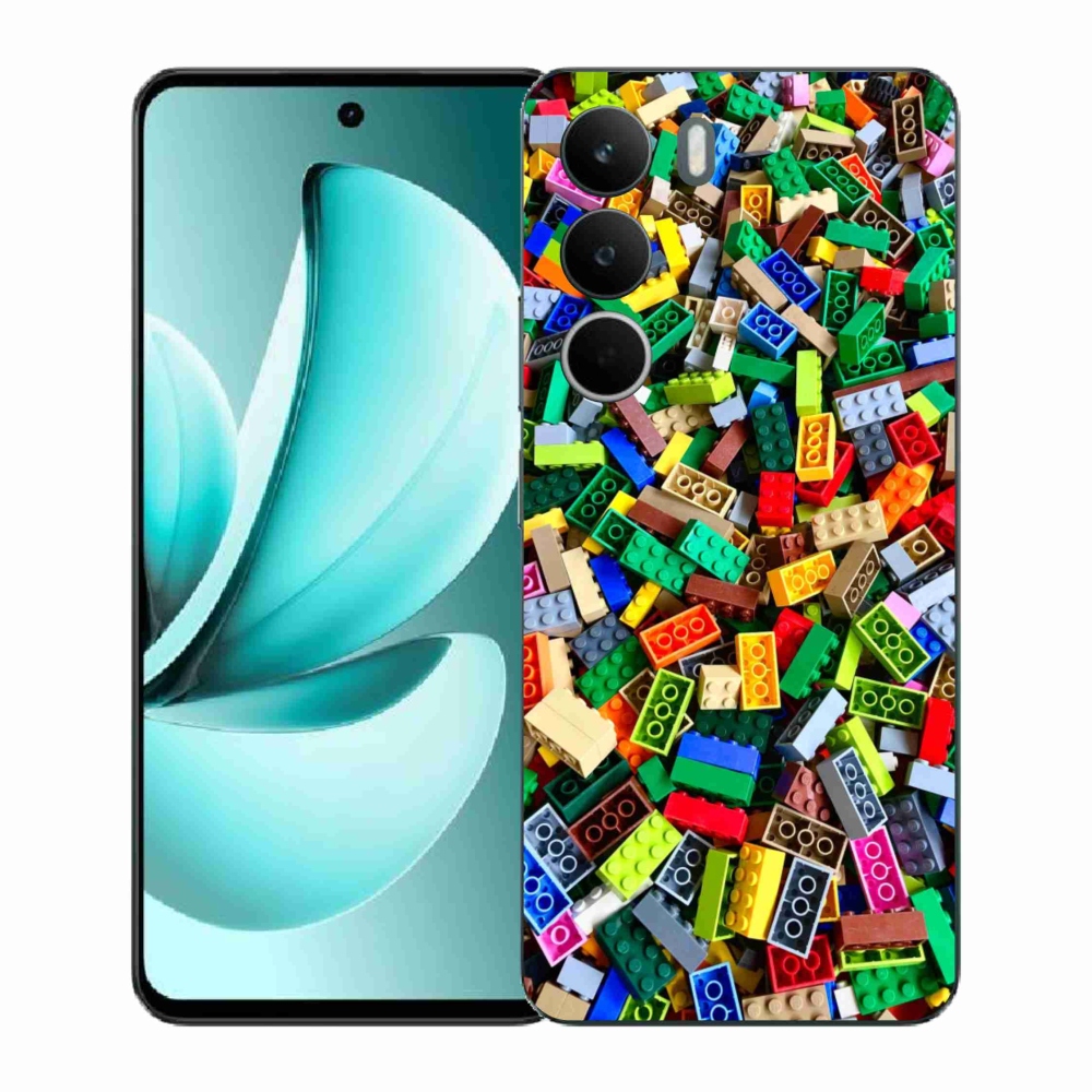 Gélový kryt mmCase na Realme C71 - farebné stavebné kocky