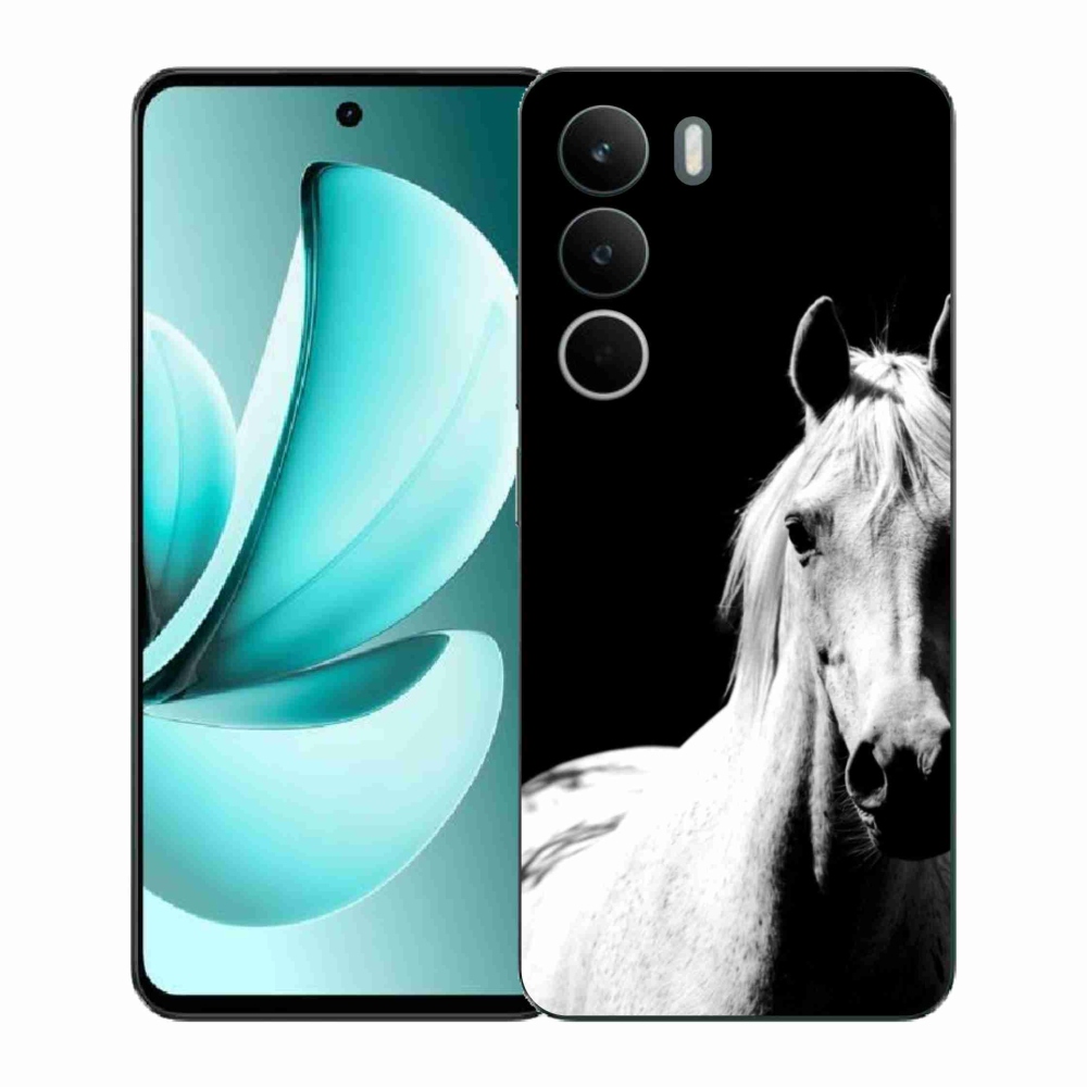 Gélový kryt mmCase na Realme C71 - biely kôň 5