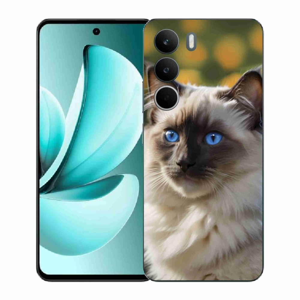 Gélový kryt mmCase na Realme C71 - biely ragdoll