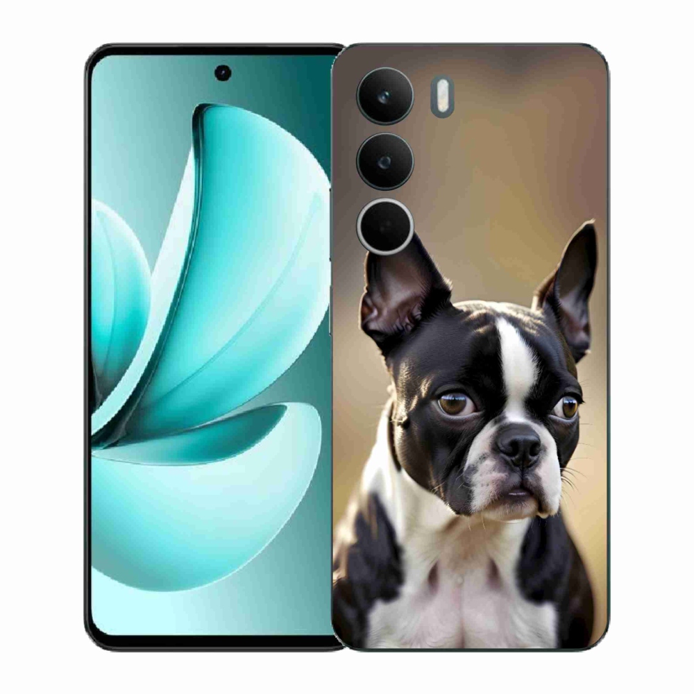 Gélový kryt mmCase na Realme C71 - bostonský teriér