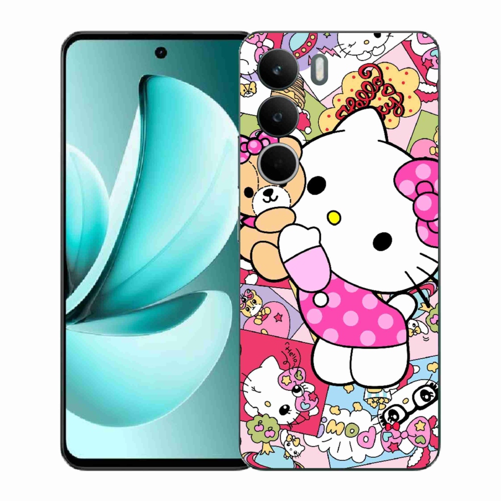 Gélový kryt mmCase na Realme C71 - cute kitty