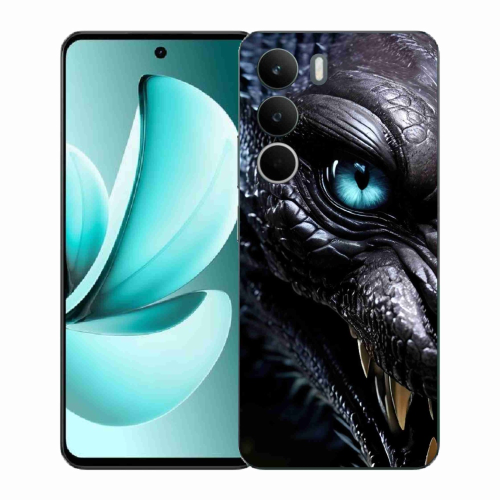 Gélový kryt mmCase na Realme C71 - dračí pohľad